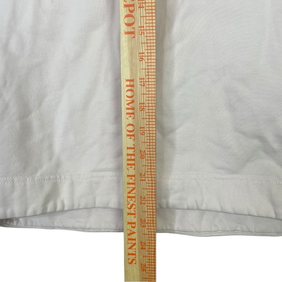 COS Sweatshirt Hoodie Women Large Long Sleeve Raglan Drawstring Side Slit Pink - Picture 10 of 11